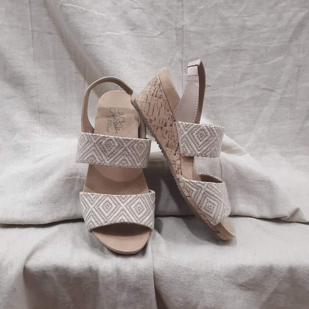 W6 Life Strides Wedge Sandals